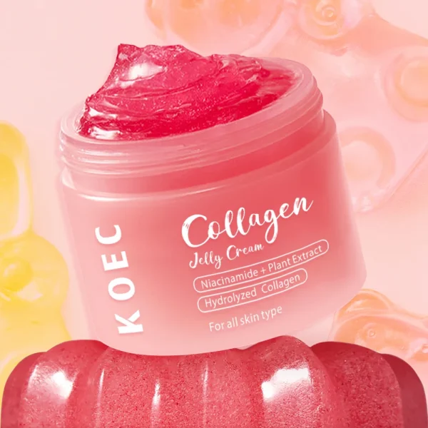 Collagen Jelly Cream with Moisturizing Deep Cleansing Face Exfoliating Dead Skin Gel Accept Customize Private Label OEM