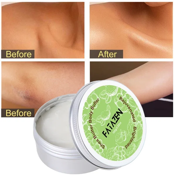Private Label Vegan Body Shea Butter Cream Natural Organic Wholesale Skin Care Nourishing Coconut Aloe Vera Whipped Body Butter - Image 2