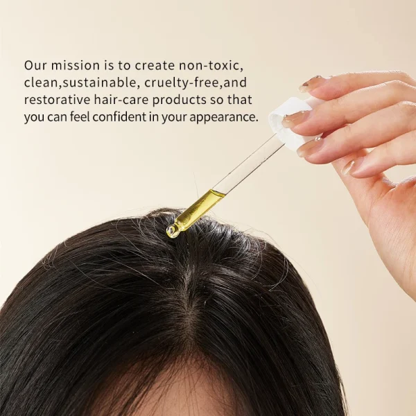 Private Label Natural Vegan Hair Growth Oil Serum Rosemary Mint Scalp Strengthening Rosemary Oil Hair Regrowth Treatment - Image 5