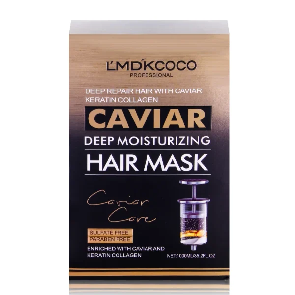 1000ml Caviar Hair Mask Deep Conditioning Repair Moisturizing Treatment for Damaged Dry Hair Advanced Nourishing and Shine Care - Image 4