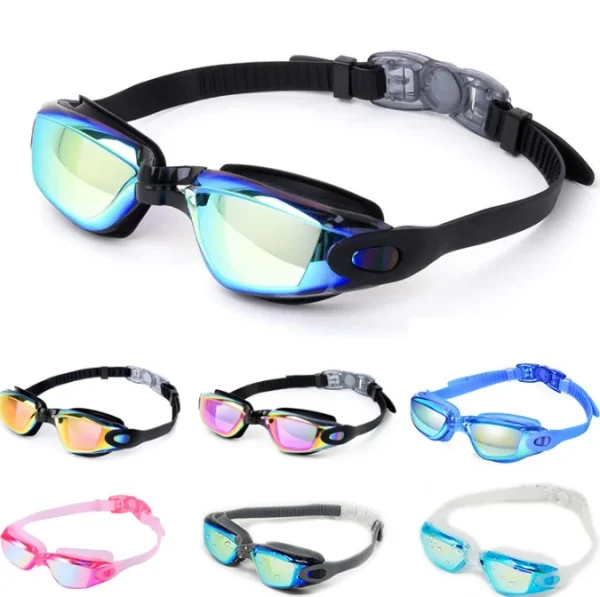 Swimming Glasses Adult Swim Goggles Professional Swimming Goggles With case Anti Fog 100% UV protection No Leaking - Image 3