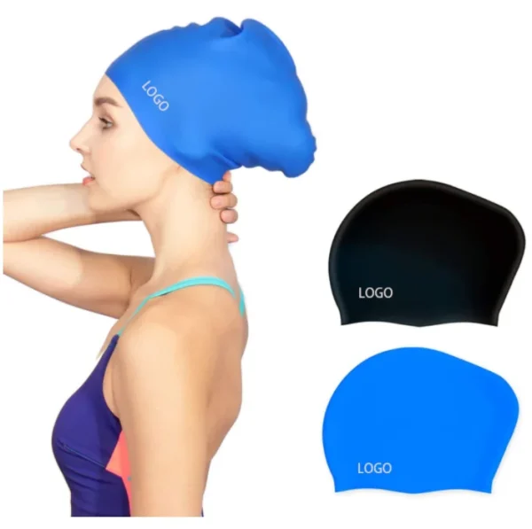 Diving Hood Hat Loose Head African Silicone Extra Large Swimming Caps for Long Hair Waterproof Custom Logo Swim Caps for Women