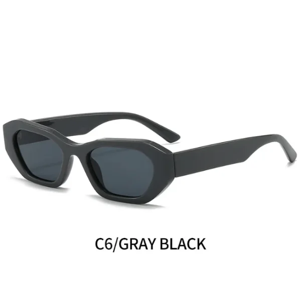 Small Frame Sunglasses for Women and Men Rectangle Punk Shades UV400 Fashion Design Outdoor Summer Eyewear - Image 4