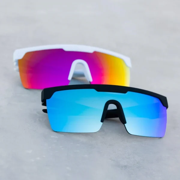 Outdoor Custom Logo Oversized One Piece Lens Sport Eyewear Cycling Driving High-Quality Polarized Mirror Sunglasses Women Men - Image 4