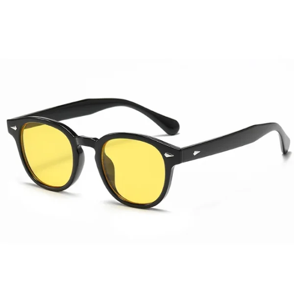 Fashion Rivet Round Sunglasses Men Women New Trend Small Frame Outdoor Sun Glasses Square Driving Shades - Image 3