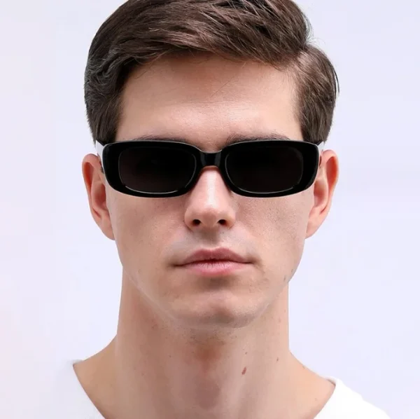 Square Rectangle Sunglasses for Women Men Trendy Vintage Glasses Custom Logo Lentes De Sol Hombre