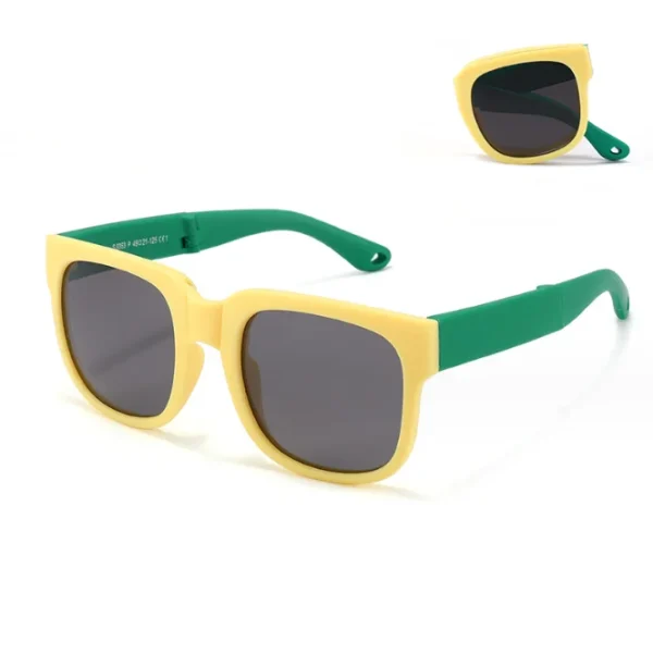 Kids Foldable Toddler Sunglasses Polarized Sunglasses for Chidren UV Protection Shades Fashion Outdoor Sun Gla - Image 4