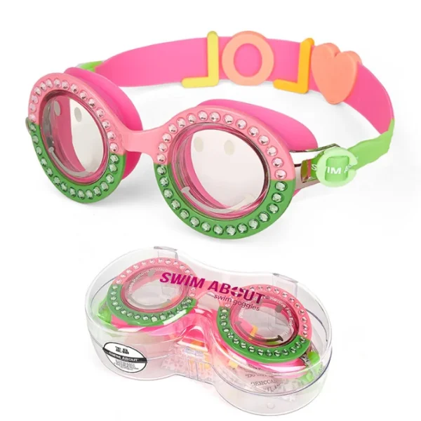 Kids love Swimming Goggles Swim Goggles No Leaking Children Candy Bling Swimming Goggles Anti-fog Uv protection - Image 4