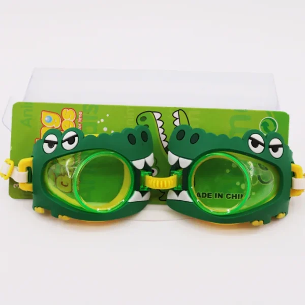 2025 Kids Children's Waterproof  Cartoon Animal Shark Fish Cat Rabbit Penguin Mermaid Swimming Goggles - Image 3