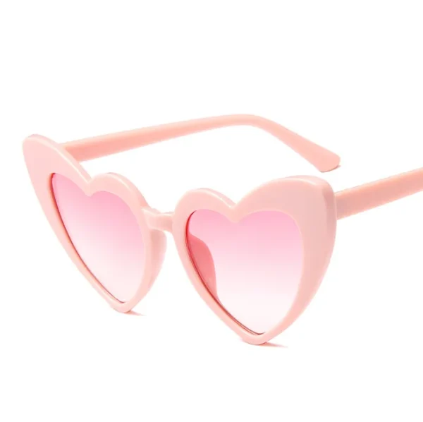 Heart Shaped Sunglasses for Women 2024 Fashion Love Heart Sun Glasses UV400 Eyewear Custom Logo Shades - Image 5
