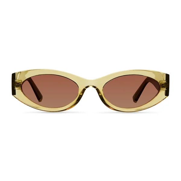 LMA Retro Brand Big Square Custom Logo Thick Transparent Classic Shades Women Men High Quality Gradient Brown Acetate Sunglasses - Image 3