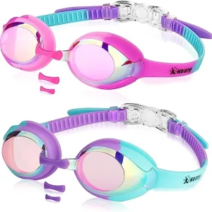 Children's Swimming Goggles Waterproof and Anti Fog Child Swim Goggles Leakproof Design Custom logo Anti-UV clear Vision Goggles