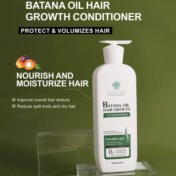Private Label Batana Oil Shampoo and Conditioner Set Deep Repair Hair Treatment for Hair Loss - Image 4