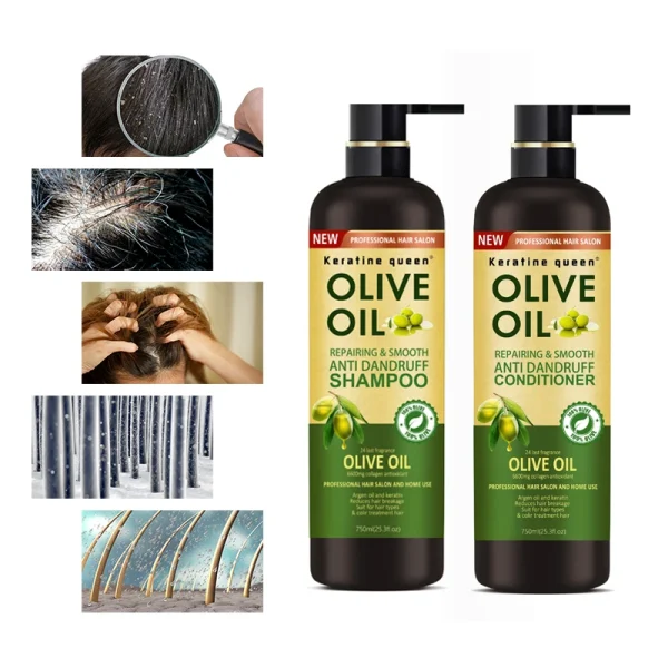 Wholesale Hair Care Products Herbal Oil-control Natural Organic Olive Oil Hair Shampoo Own Brand - Image 4