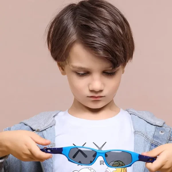 Polarized Sport Sunglasses Kids Sport Glasses Silicone Flexible Frames Children TAC Lenses for Boys Girls Age 3-10 Years - Image 3