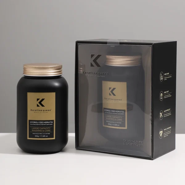 Sulfate-free Deep Moisture Silk Hydrolyzed Protein Shampoo and Hair Mask Set - Image 2