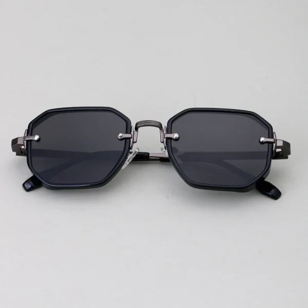 Lmamba 3501 Classic Retro Luxury Brand Designer Square Frame Nylon Lens Sun Glasses Custom Logo Metal Sunglasses Women Men - Image 4