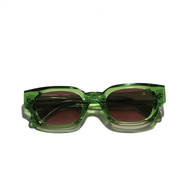 Lmamba 95392 Vintage High Quality Square Sun Glasses 2025 Retro Brand Designer Green Brown Sunglasses Men Women