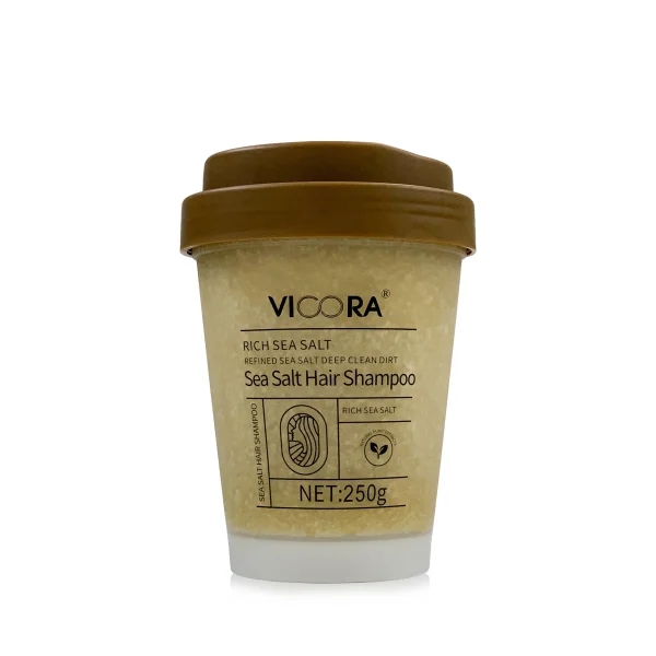 VICORA New Style Natural Anti Dandruff Deep Cleansing of Scalp Clean Refreshing Sea Salt Shampoo - Image 5