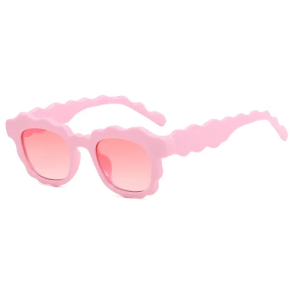 2025 New Fashion Square Sunglasses Women Men Wave Frame Sun Glasses Vintage Trending Eyewear UV400 - Image 5