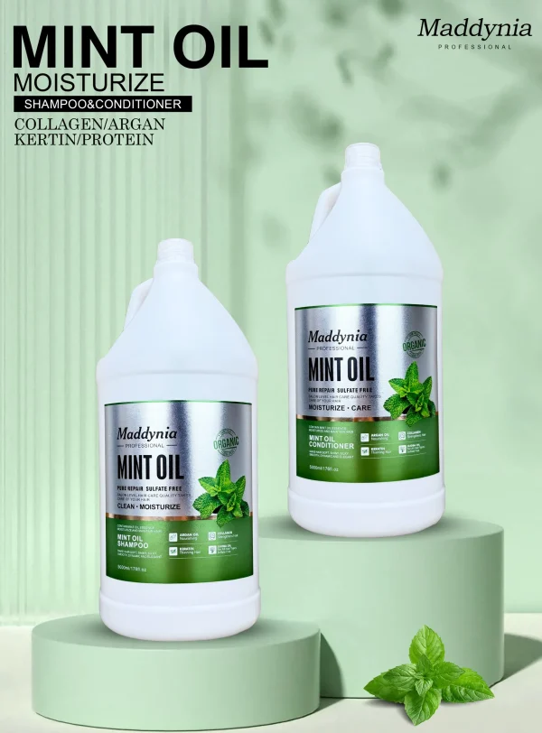 Organic Botox Hair Care Set 5 Gallons Keratin Vitamin B5 Shampoo Conditioner for Hair Growth New Hotel Shampoo Conditioner Set - Image 3