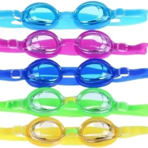 Kids Swimming Goggles Swimming Pool Silicone Anti Fog UV Protection Waterproof Swimming Glasses With Clear Lens