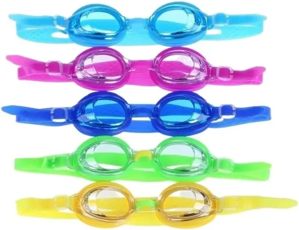 Kids Swimming Goggles Swimming Pool Silicone Anti Fog UV Protection Waterproof Swimming Glasses With Clear Lens