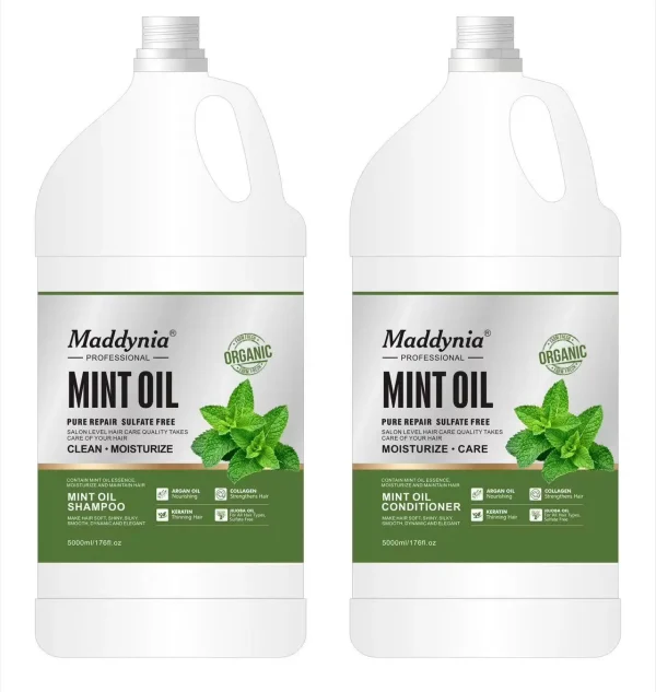 Organic Botox Hair Care Set 5 Gallons Keratin Vitamin B5 Shampoo Conditioner for Hair Growth New Hotel Shampoo Conditioner Set - Image 5