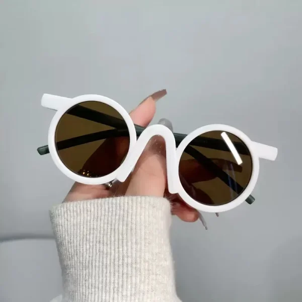 2023428 Custom Toddler Shades Sun Glasses Colorful Matt Round Sunglasses Baby Cute Kids Sunglasses 2023 - Image 4