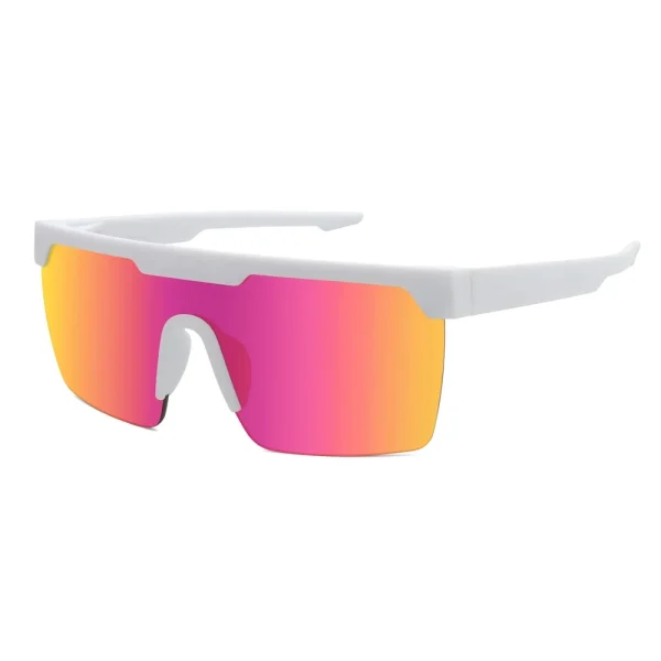 Outdoor Custom Logo Oversized One Piece Lens Sport Eyewear Cycling Driving High-Quality Polarized Mirror Sunglasses Women Men - Image 5