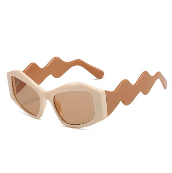 Men and Women Outdoor Vacation Sunglasses Fashion Irregular Frame Sun Glasses Beach Party Decoration Eyewear - Image 6