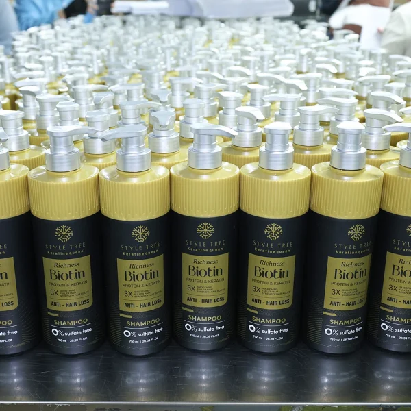 0% Sulfate Free Biotin Keratin Shampoo Strength Hair Roots for Anti-hair Loss - Image 4