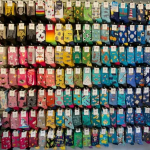 Custom Socks logo Fashion Man Dress Happy Unisex Organic Cotton Novelty Unisex Funny Socks for Men