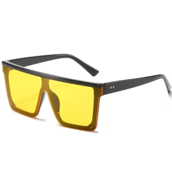 Sunglass Custom logo Sports Eyewear Big Frame Fashion Black Gafasquare Sunglasses for Men - Image 5