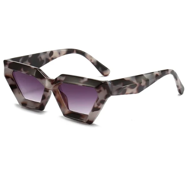 Triangle Sunglasses Men Women Square Thick Frame Y2K Sun Glasses Fashion Design UV400 Cat Eye Eyewear - Image 5