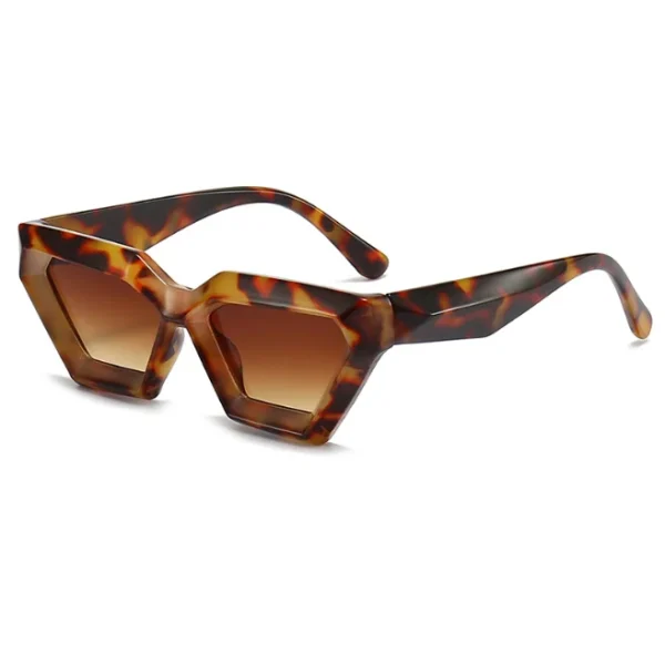 Triangle Sunglasses Men Women Square Thick Frame Y2K Sun Glasses Fashion Design UV400 Cat Eye Eyewear - Image 4