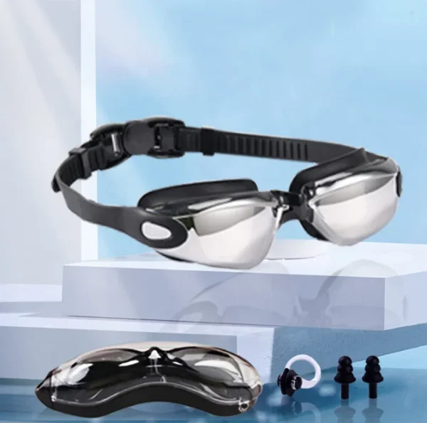 Wholesale Swimming Caps and Goggles Swim Goggles With Nose Cover Triathlon High Quality Waterproof Goggles Swim for Men Women - Image 5