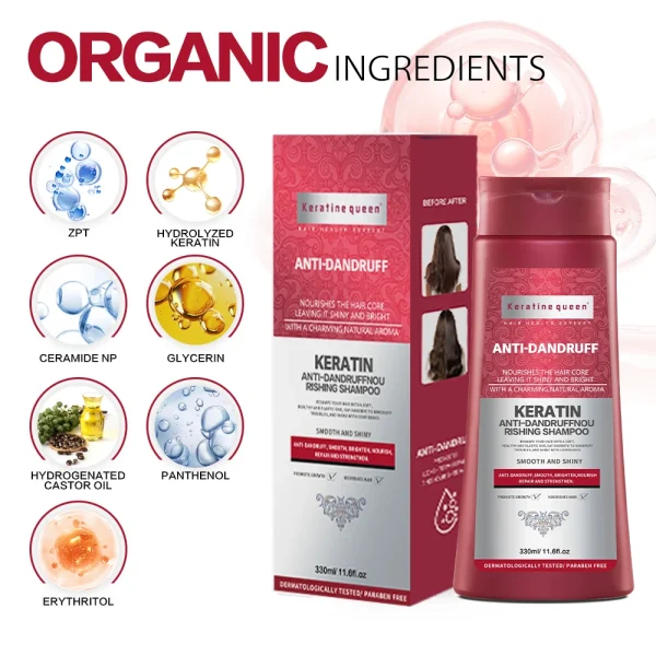 Private Label Oil Control Soft Hair Shampoo Anti-dandruff Fragrance Shampoo - Image 2