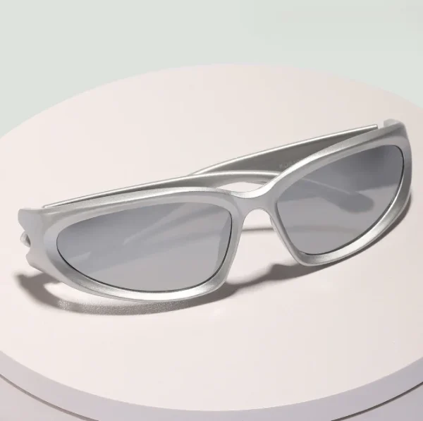 Kids Trendy Sports Sunglasses Y2K Wrap Around Sun Glasses Children Shades Outdoor Sports Cycling Eyewear - Image 2