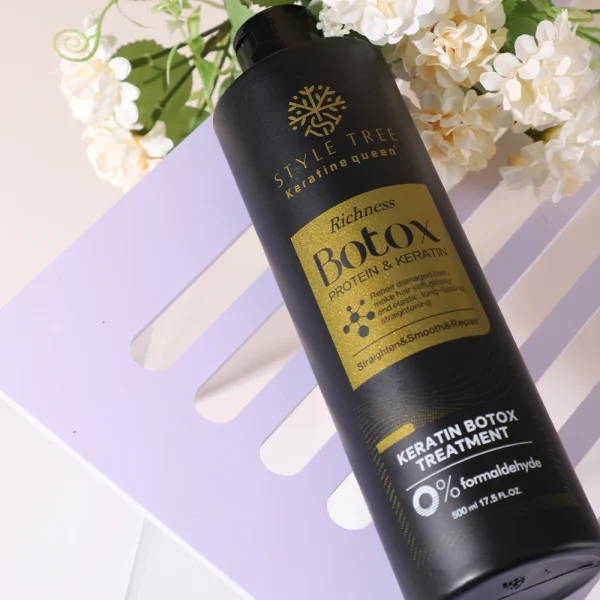 OEM Private Label Formaldehyde Free Professional Protein Repair Hair Straightening Cream Brazilian Keratin Botox Hair Treatment - Image 2
