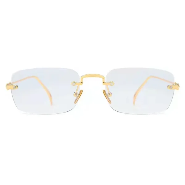 LMA 1815 New Rimless Eyewear Blue Light Blocking High Quality Metal Multifocal HD Lens Fashion Unisex Reading Glasses 2024 - Image 4