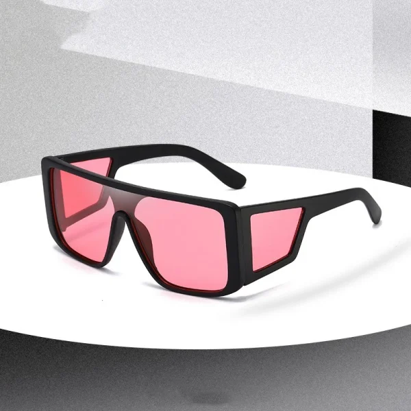 Lmamba PC Frame Fashion Custom Logo Vintage Rectangle Z87 Safety Sunglasses Side Shield Square Mirror Sun Glasses Men Women - Image 5