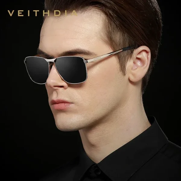 Vintage Square Sunglasses 2023 VEITHDIA UV400 Lens Veithdia Sun Glasses for Men Polarized V2462 Custom Logo - Image 4