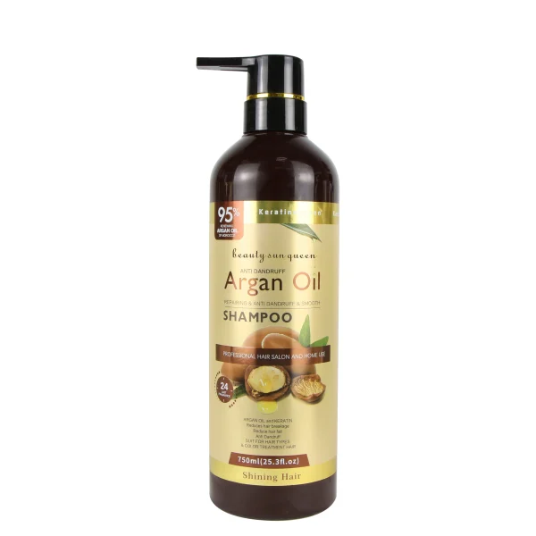 OEM Manufacturer Wholesale Private Label Organic Moisture Keratin Queen Natural Moroccan Argan Oil Shampoo and Conditioner - Image 5