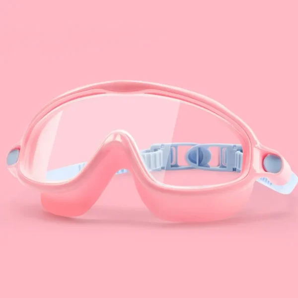 Swimming Glasses Wide View Frame Eyewear Anti Scratch Colorful Anti UV Mirrored Swimming Goggles for Kids 3-15 - Image 4