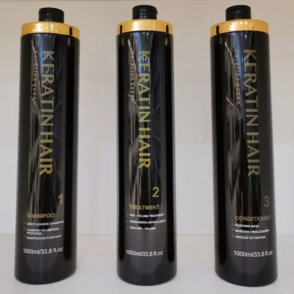 8% Pure Brazilian Keratin 1L Shampoo Conditioner Set Keratin Repairing for Hair Treatment - Image 5