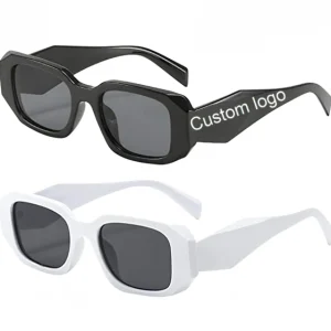 Vintage Rectangle Sunglasses Shades Women Men Custom logo Sunglasses Retro Lentes De Sol Modernos Para Mujer