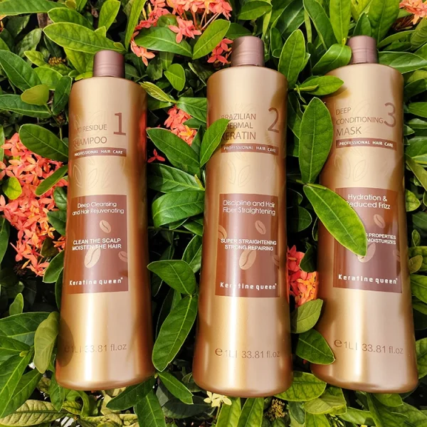 1L*3 Frizz Control Smoothing Brazilian Blowout Brazilian Keratin Straightening Treatment - Image 2