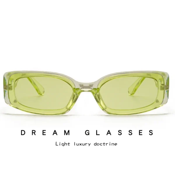 Small Retro Square Sunglasses Women UV 400 Vintage Rectangle Sun Glasses Outdoor Shades Custom Logo - Image 2
