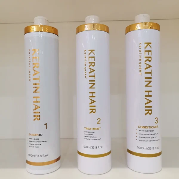 Hair Brazilian Keratin Shampoo Oem Damage Hair Keratin Treatment Smoothing Brazilian Straightening Treatment Set - Image 3